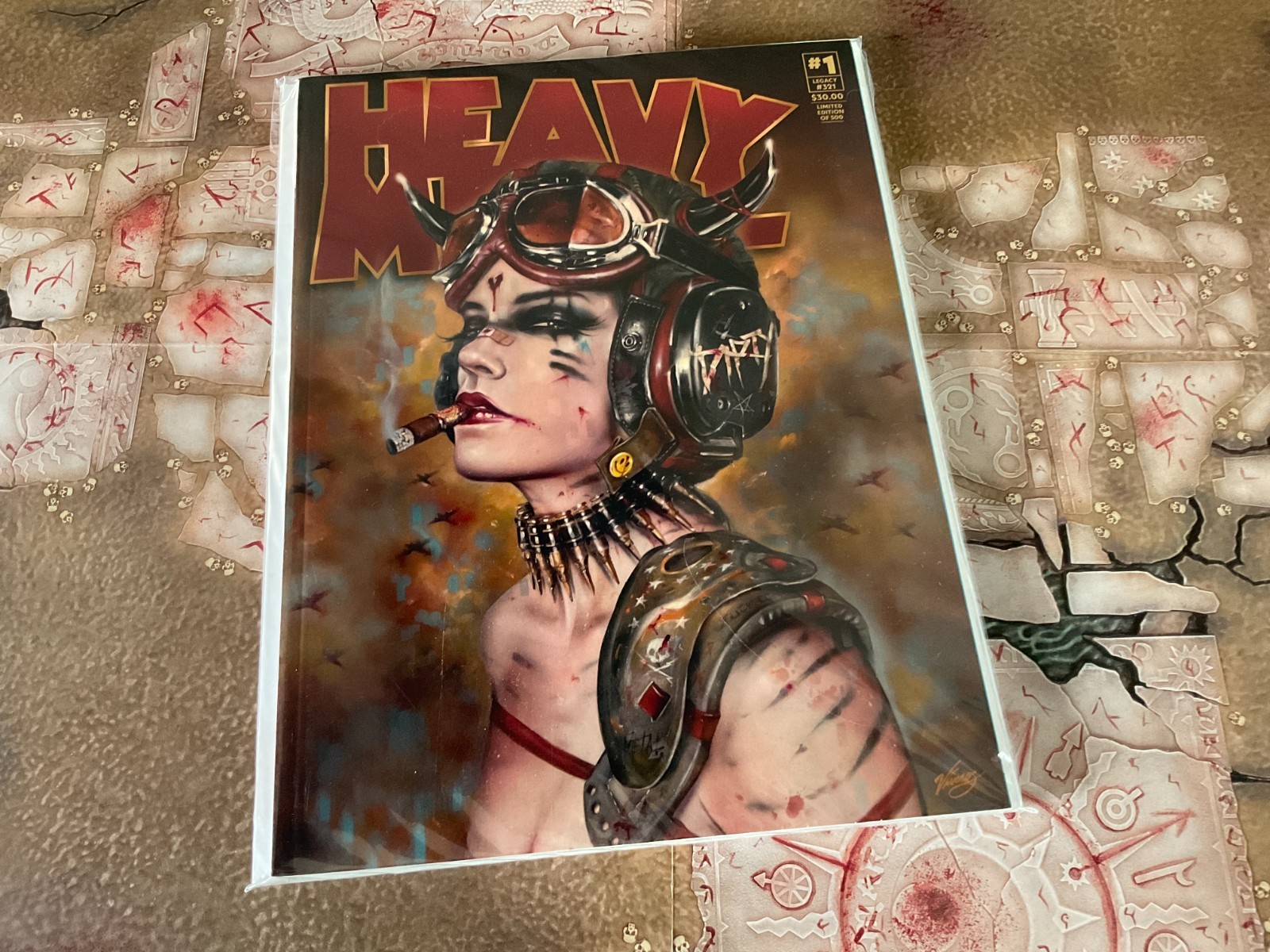Heavy Metal Magazine #001 (#321) Limited 500 Brian Viveros Variant Kickstarter Heavy Metal Magazine #001 (#321) Limited 500 Brian Viveros Variant Kickstarter