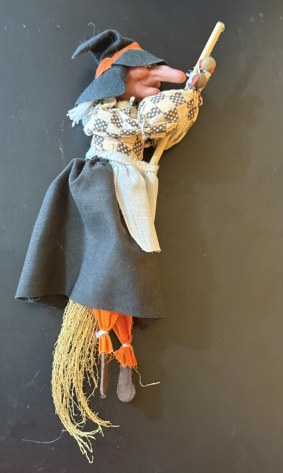 Vintage 1970's Norwegian Kitchen Witch Hanging Good Luck Charm Doll Cottage Gift Vintage 1970's Norwegian Kitchen Witch Hanging Good Luck Charm Doll Cottage Gift