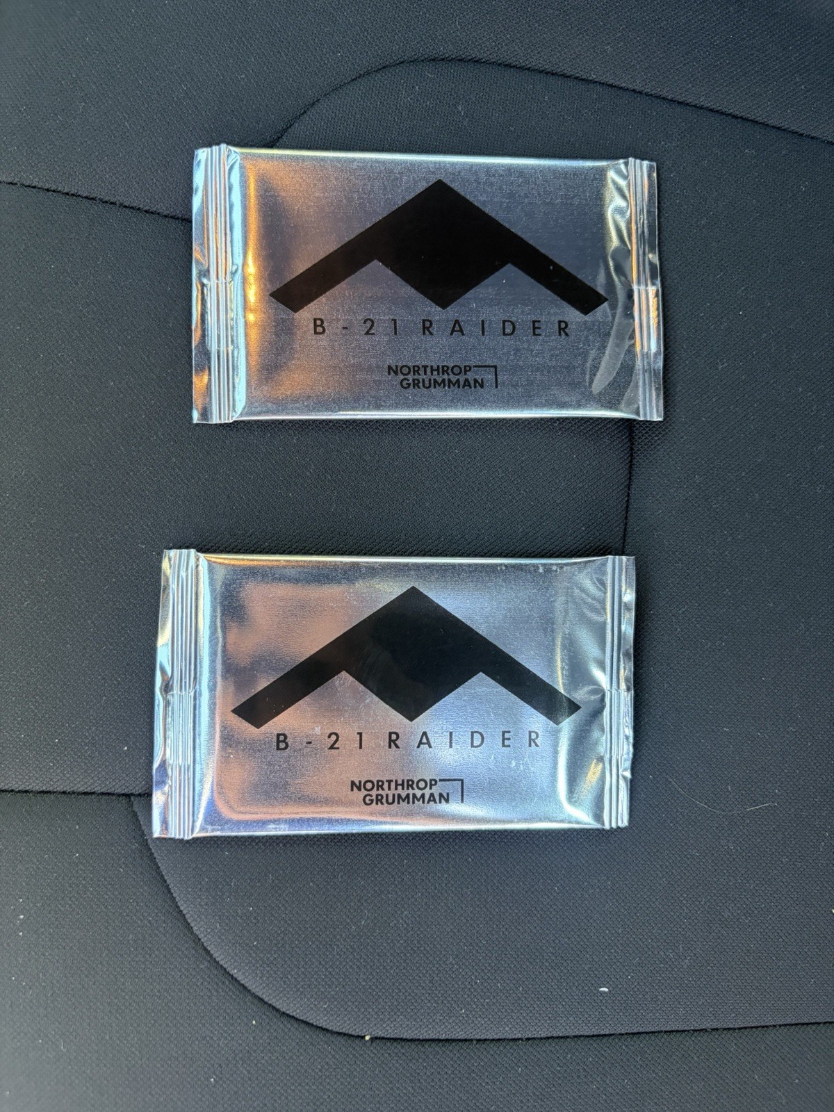 2x Packs of B-21 RAIDER Northrop Grumman Trading Cards (6 cards/pack) RARE 2x Packs of B-21 RAIDER Northrop Grumman Trading Cards (6 cards/pack) RARE