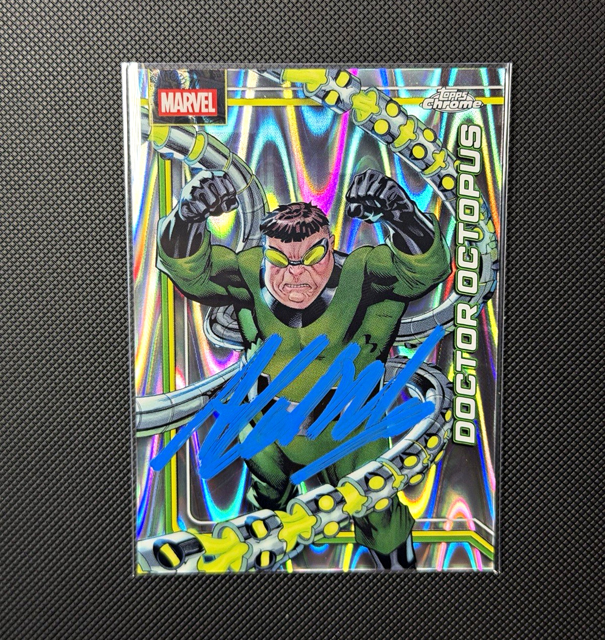 Alfred Molina Auto w PHOTO PROOF 2026 Topps Chrome Marvel Doctor Octopus #029
