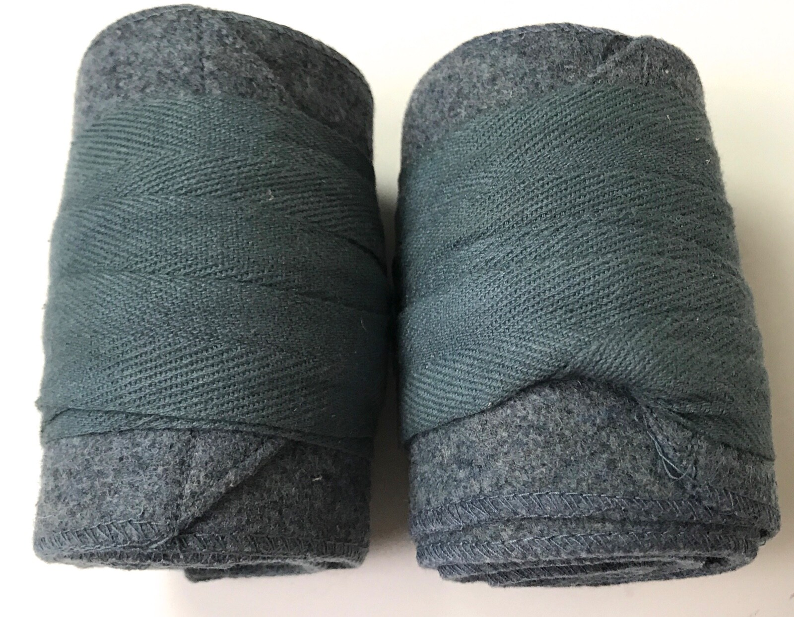 WWI FRENCH M1915 INFANTRY BLUE WOOLEN CUT PUTTEES LEGGINGS WRAPS- WWI FRENCH M1915 INFANTRY BLUE WOOLEN CUT PUTTEES LEGGINGS WRAPS-