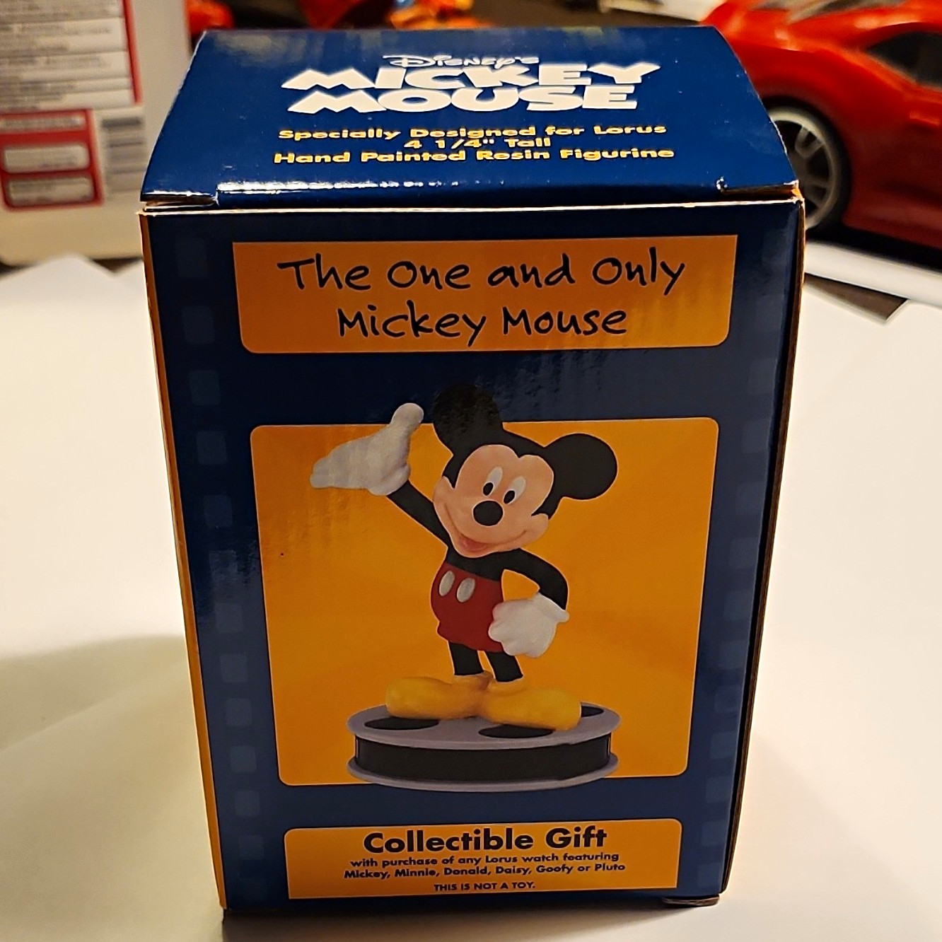 Disney Mickey Mouse Hand Painted Resin Figurine 4 1/4 in Tall Disney Mickey Mouse Hand Painted Resin Figurine 4 1/4 in Tall