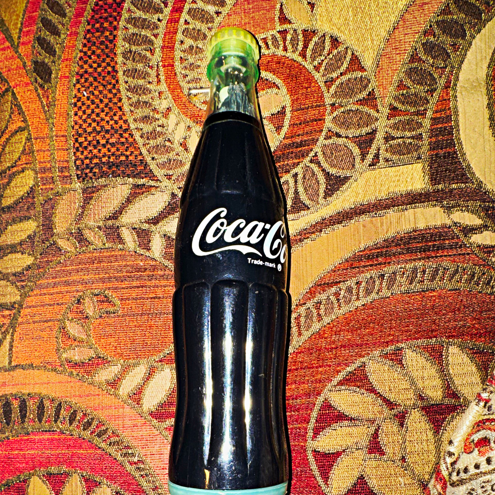 Vintage 1985 plastic Coca Cola bottle umbrella Vintage 1985 plastic Coca Cola bottle umbrella
