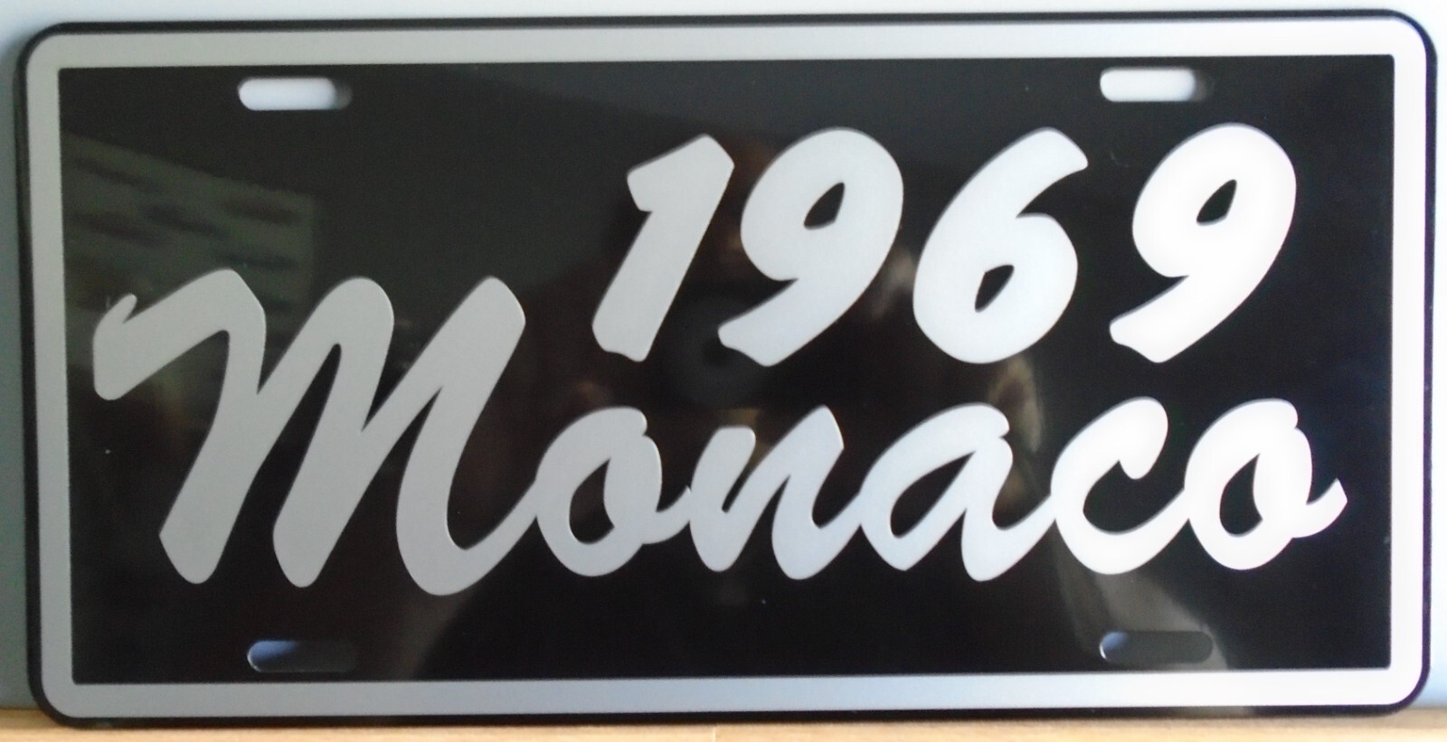 1969 MONACO Metal License Plate Fits Dodge Police 383 440 Wagon Classic Garage 1969 MONACO Metal License Plate Fits Dodge Police 383 440 Wagon Classic Garage