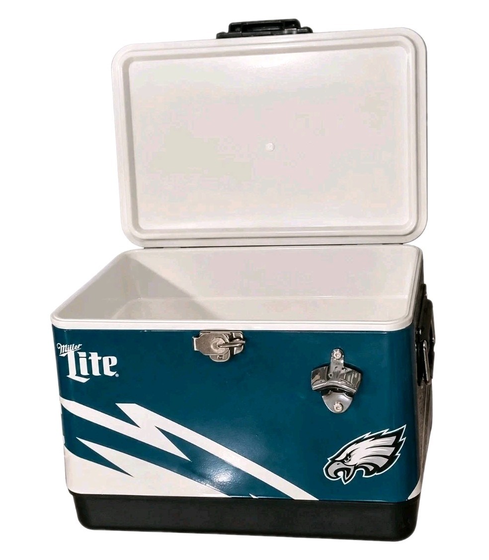 Philadelphia Eagles Miller Lite Chest Cooler - Green Ice Chest