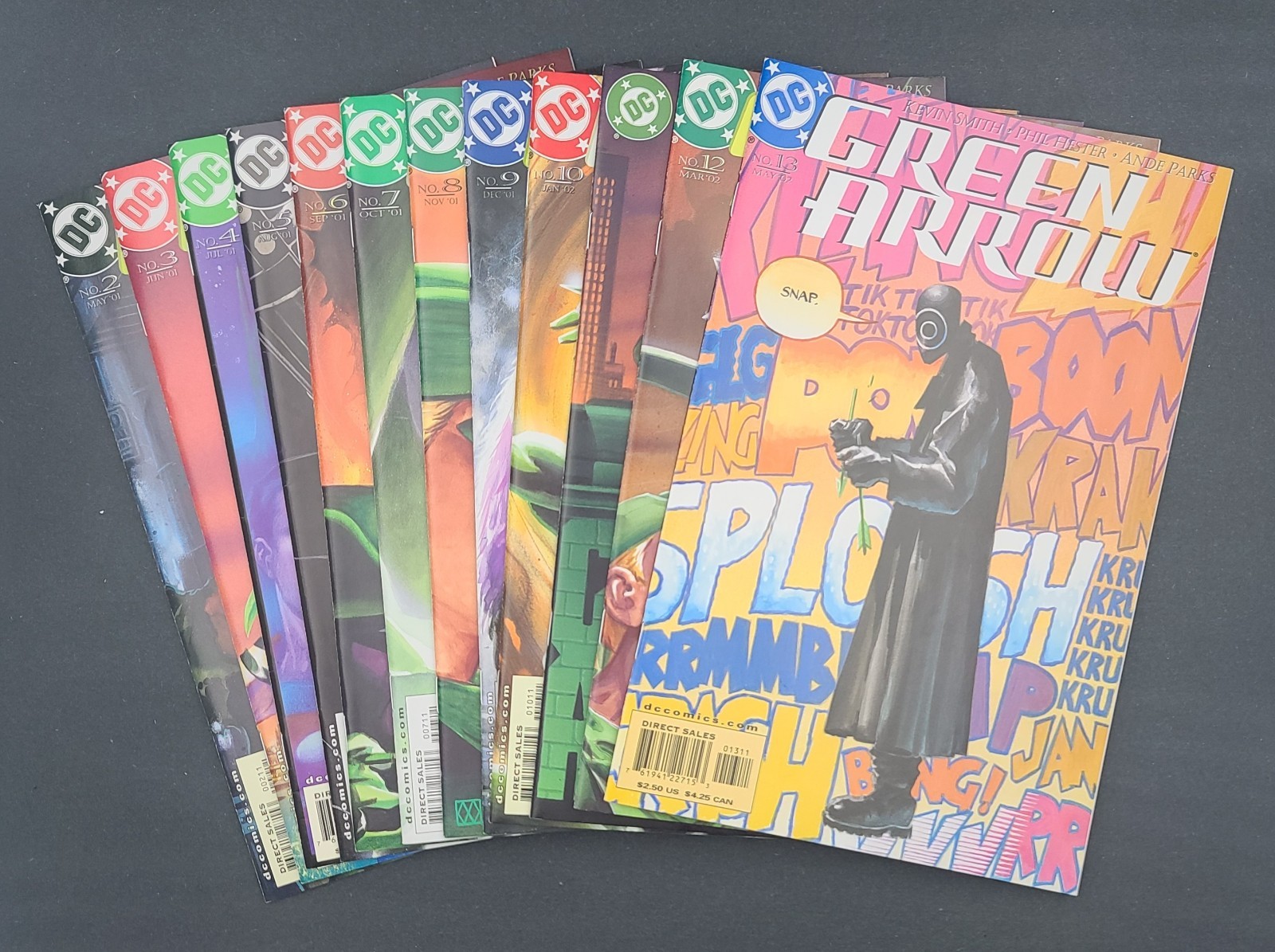 Green Arrow #2-13: Kevin Smith Run, Quiver + Sounds of Violence (DC) ~VF/NM