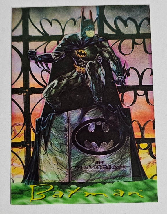 1996 SKYBOX DC BATMAN MASTER SERIES BATMAN CLEARCHROME #1 OF 2 * BATMAN * 1996 SKYBOX DC BATMAN MASTER SERIES BATMAN CLEARCHROME #1 OF 2 * BATMAN *