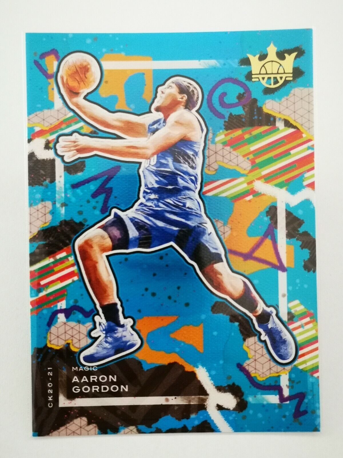 Panini Court Kings 2020-21 N30 NBA card Aaron Gordon #64 Orlando Magic