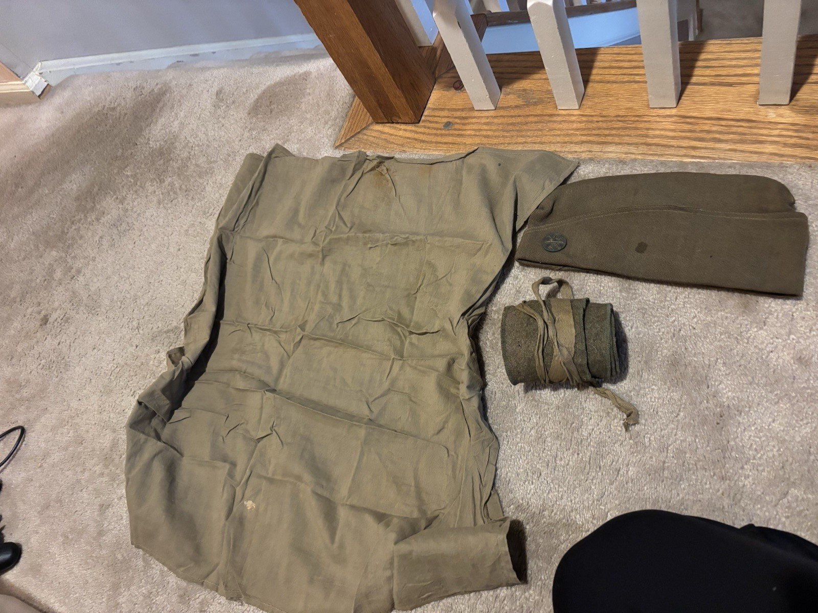 WWI BATTERY A 308TH FIELD ARTILLERY 78TH INFANTRY DIVISION CAP +EXTRAS WWI BATTERY A 308TH FIELD ARTILLERY 78TH INFANTRY DIVISION CAP +EXTRAS