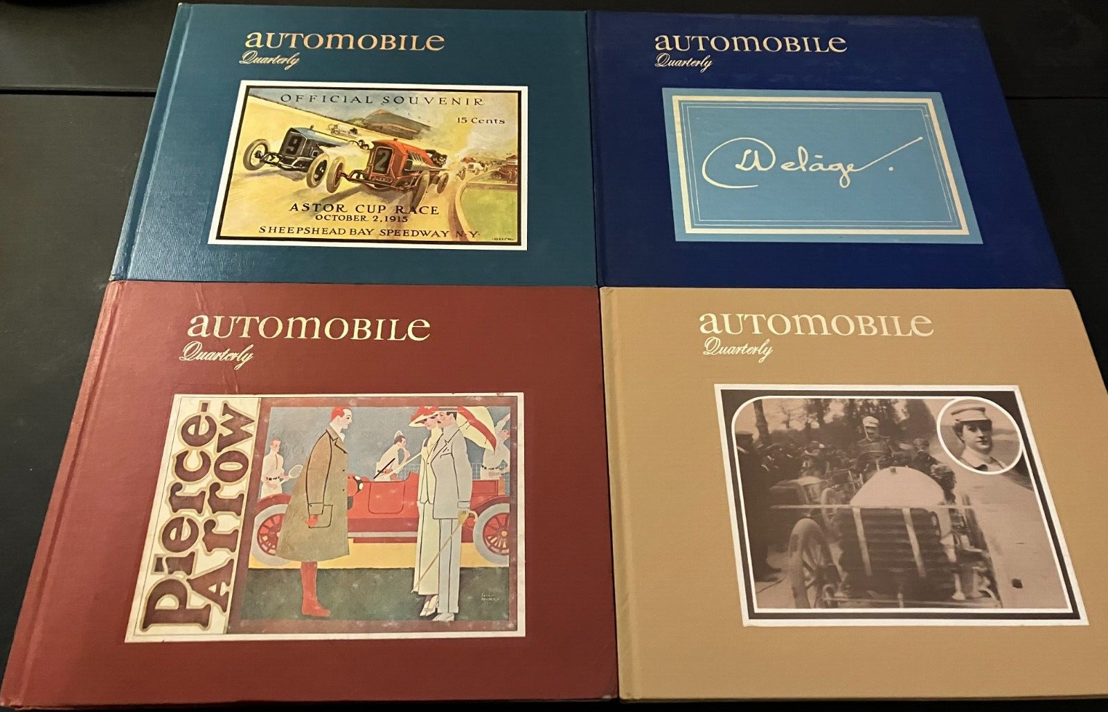 Vintage 1976 Automobile Quarterly Volume 14 Complete Set 1-4 Hardcover Books
