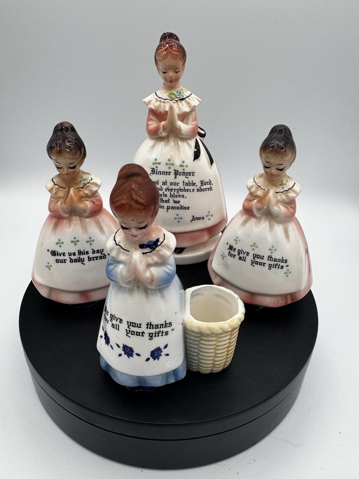 4 Piece Vintage Enesco “Mother In The Kitchen” Figurines 4 Piece Vintage Enesco “Mother In The Kitchen” Figurines
