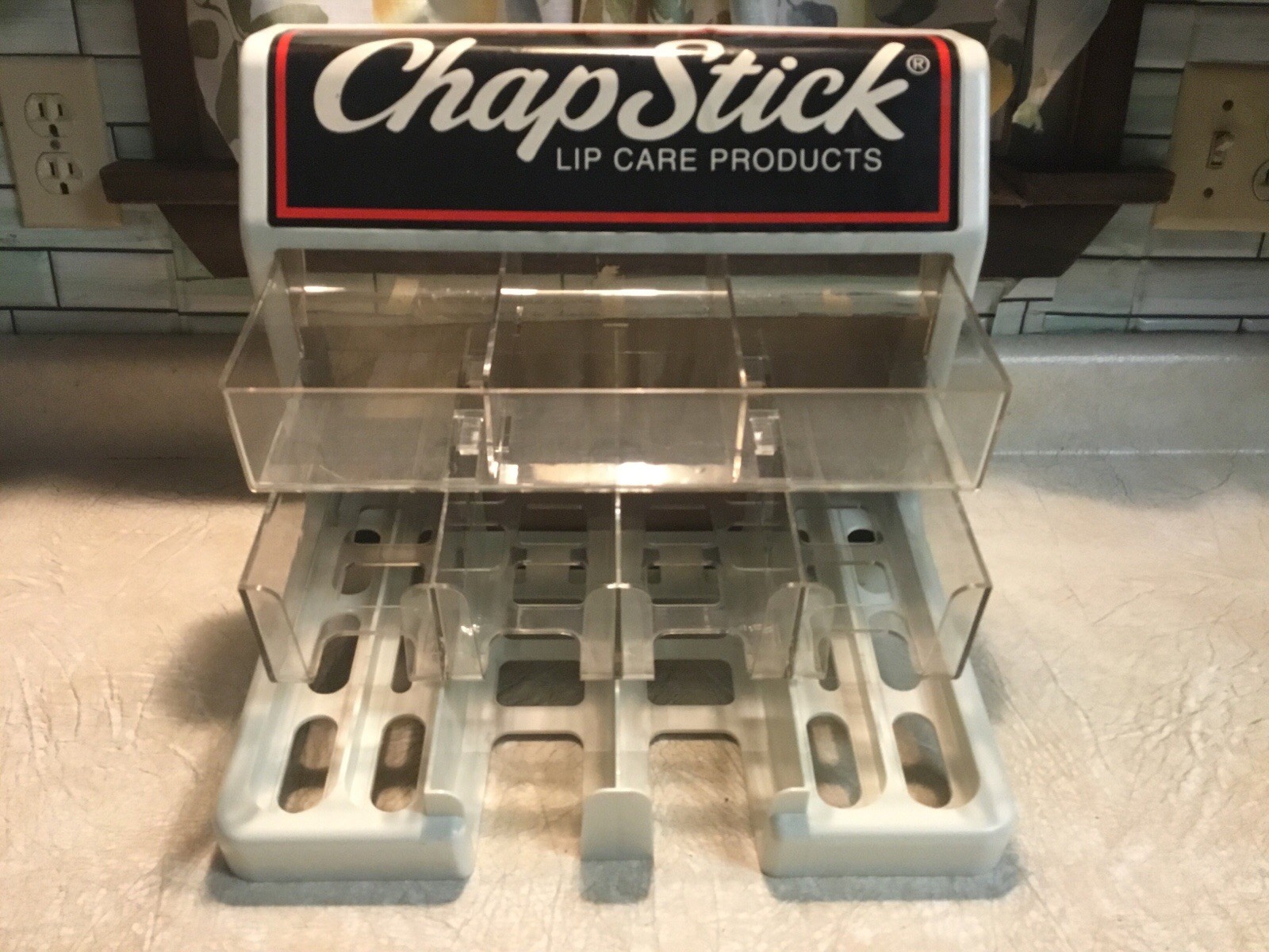 Vintage CHAP STICK- 3 TIER STANDING DISPLAY Store Display 1960’s Rare Vintage CHAP STICK- 3 TIER STANDING DISPLAY Store Display 1960’s Rare