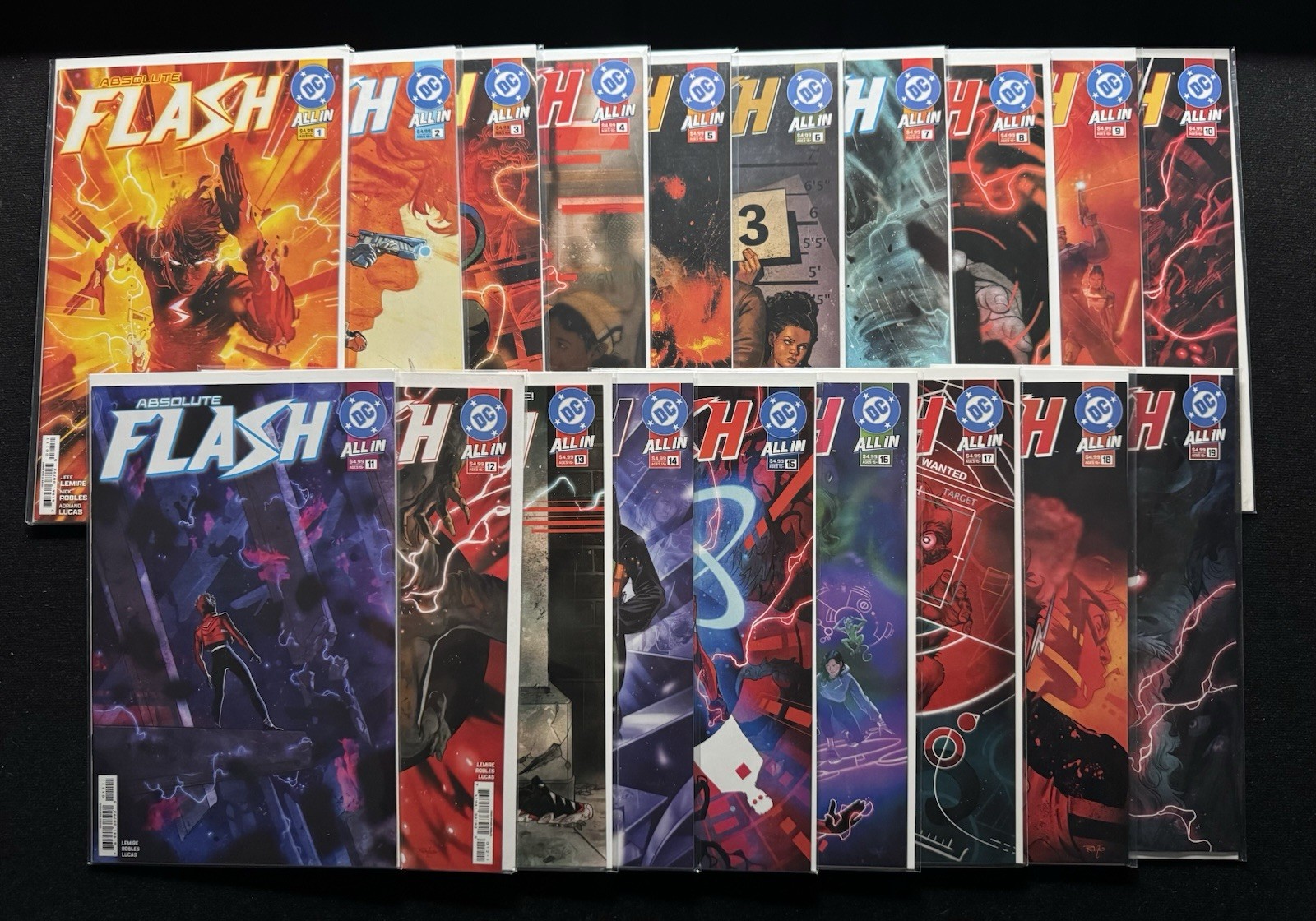2025 Absolute Flash 1-19 Complete Full Run Lot ALL 1st PRINT Main Cover A Set NM 2025 Absolute Flash 1-19 Complete Full Run Lot ALL 1st PRINT Main Cover A Set NM