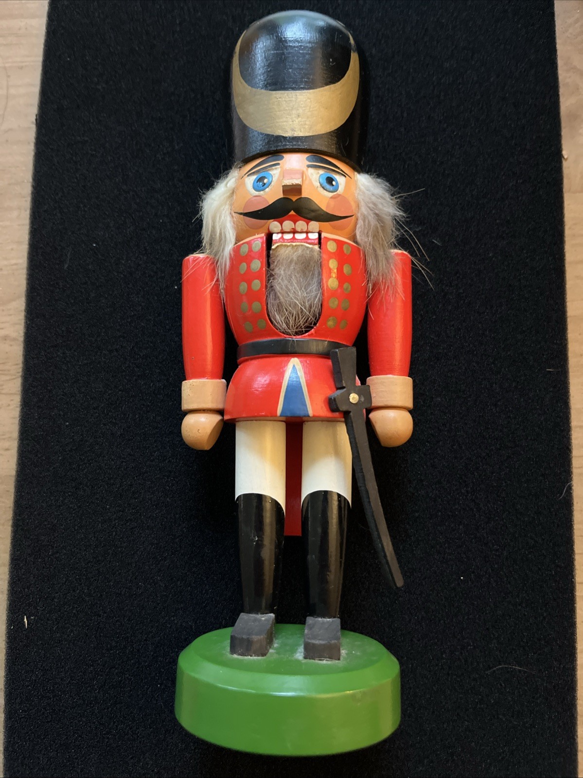 VEB Hodrewa German Democratic Republic(GDR) Wooden Soldier Nutcracker 9” Vintage VEB Hodrewa German Democratic Republic(GDR) Wooden Soldier Nutcracker 9” Vintage
