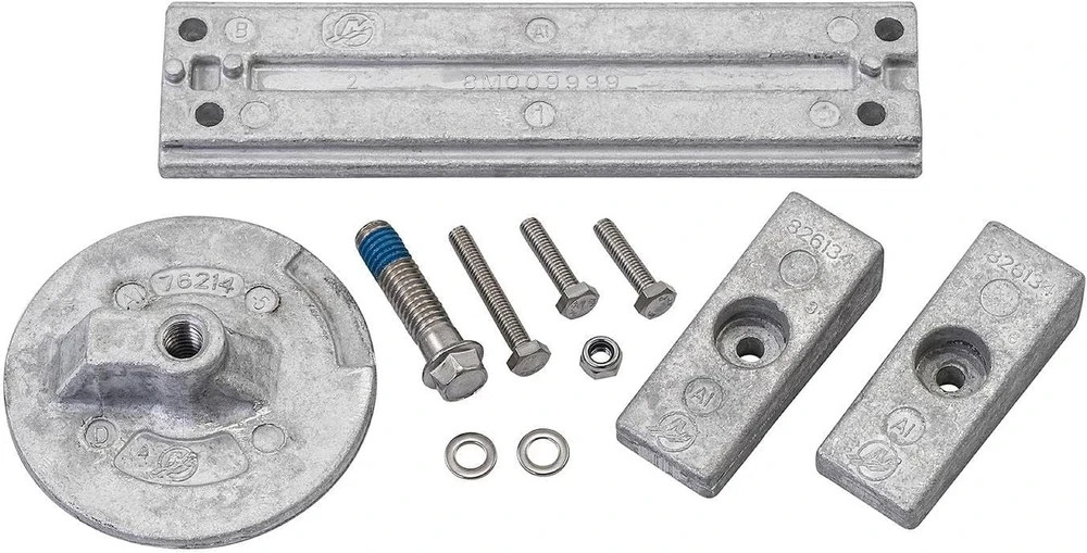 8M0107550 Aluminum Anode Kit for Mercury Verado and Optimax Outboards 8M0107550 Aluminum Anode Kit for Mercury Verado and Optimax Outboards
