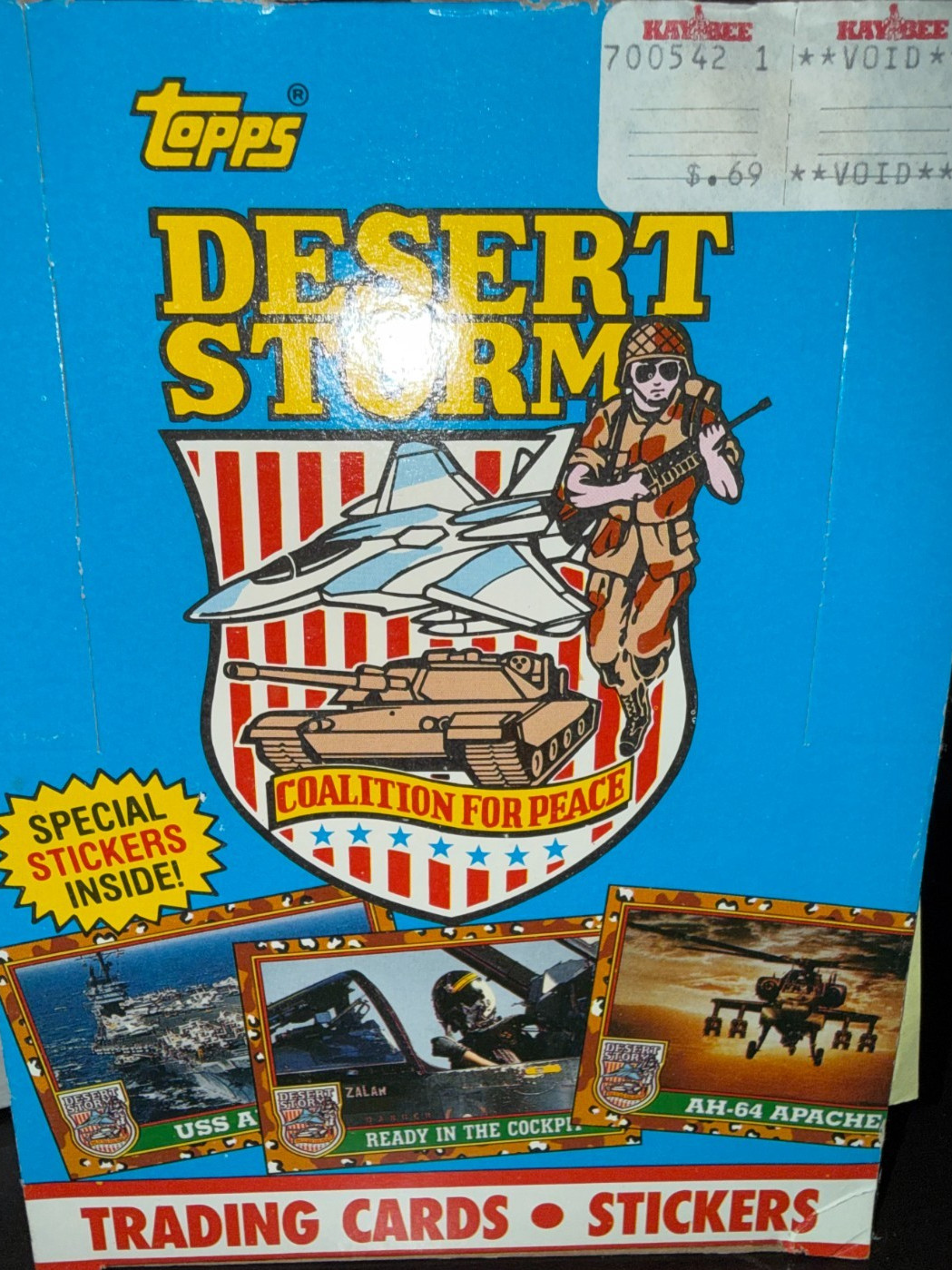 Topps 1991 Desert Storm Victory Series Box - 36 Packs