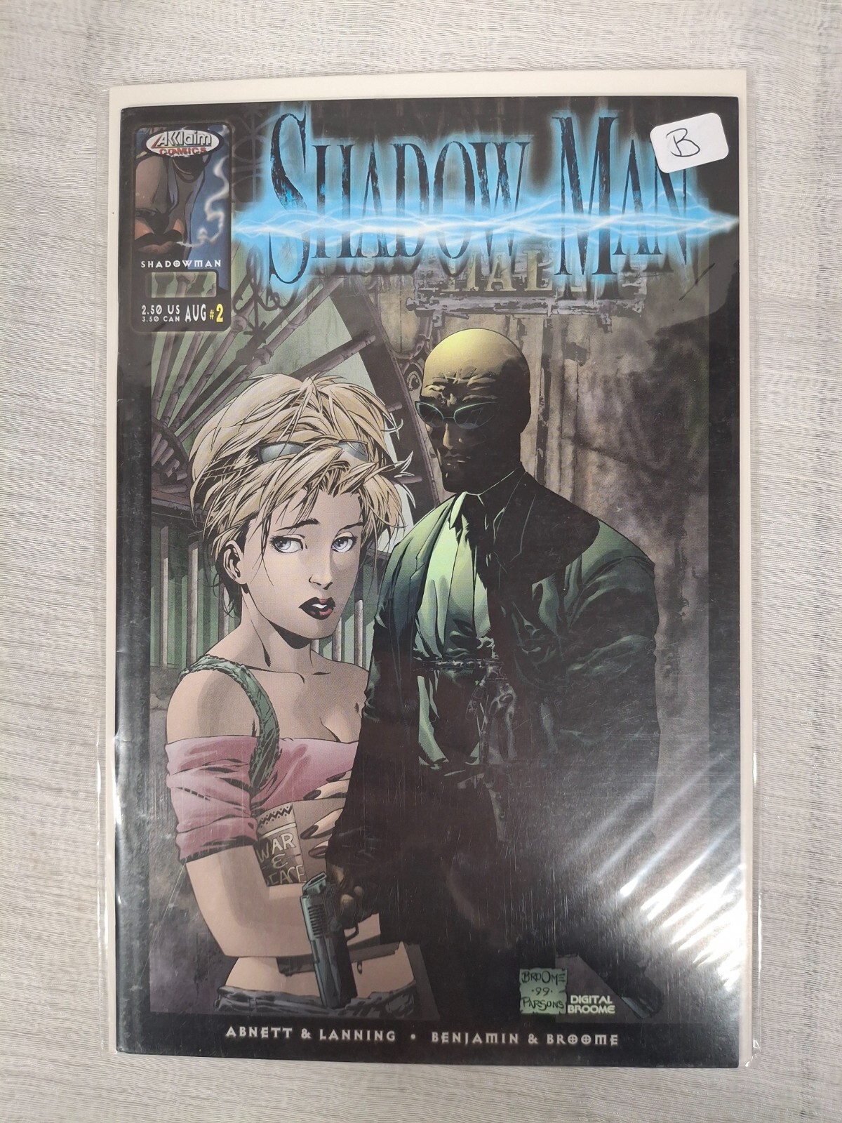 Shadowman #2 Acclaim Comics  Shadow Man B
