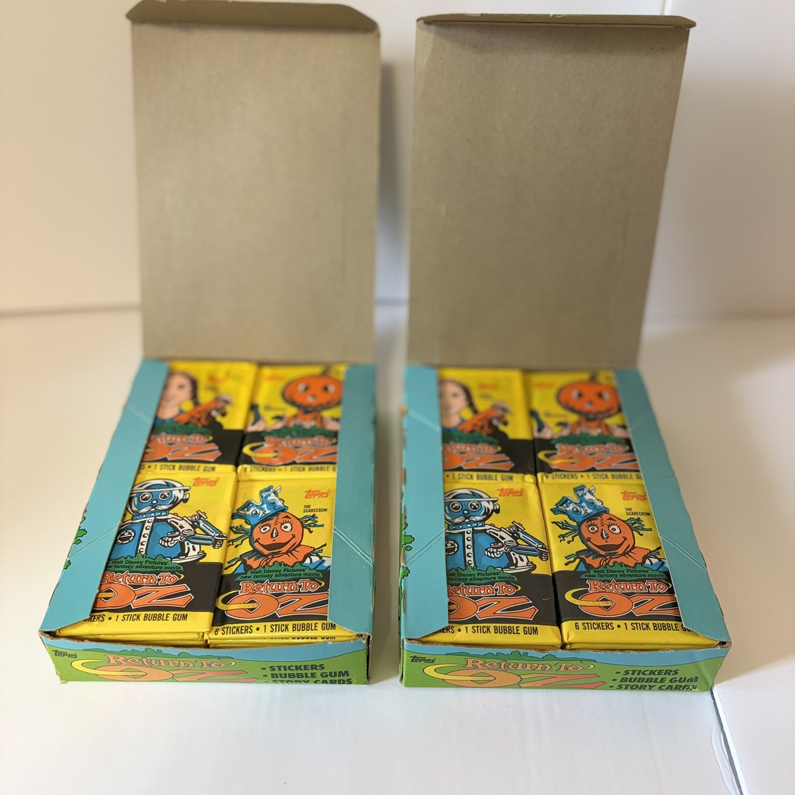 1985 Topps Return to OZ Wax Packs (Full Box of 36) 2 Boxes
