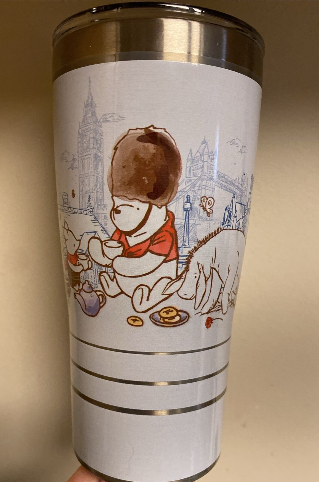 Disney X TERVIS Winnie The Pooh London Stainless Insulated Tumbler Cup - NEW