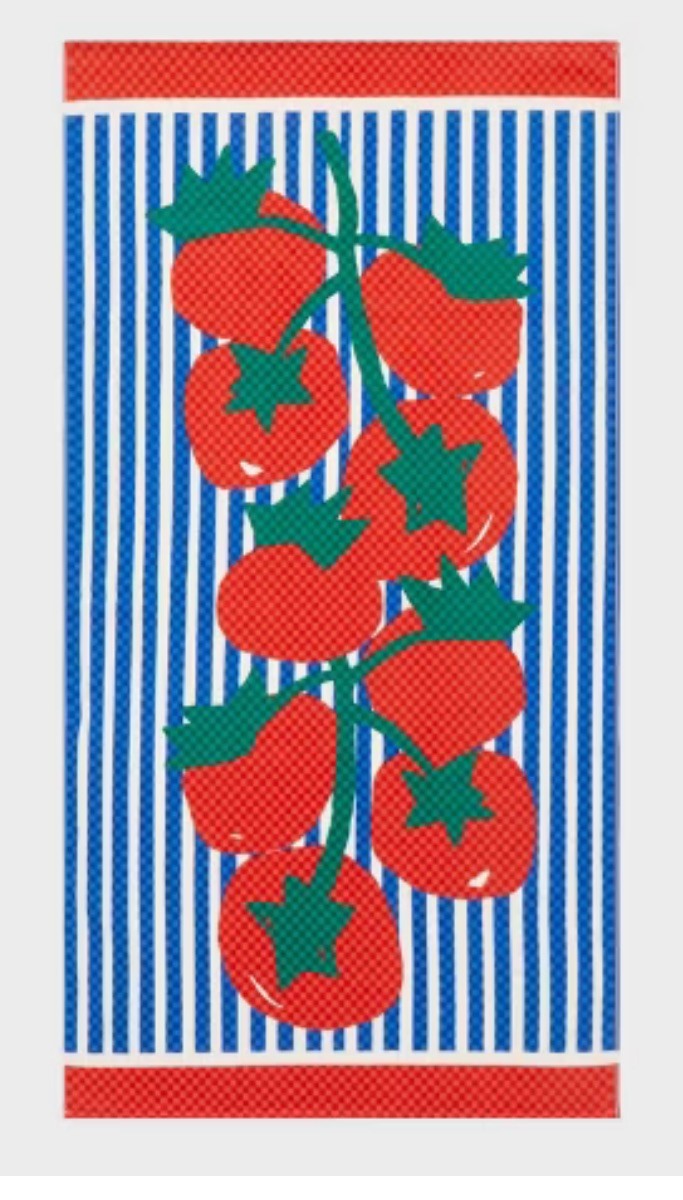 Room Essentials Beach Towel Tomato Print 36x72 Brand New w/ tags Room Essentials Beach Towel Tomato Print 36x72 Brand New w/ tags