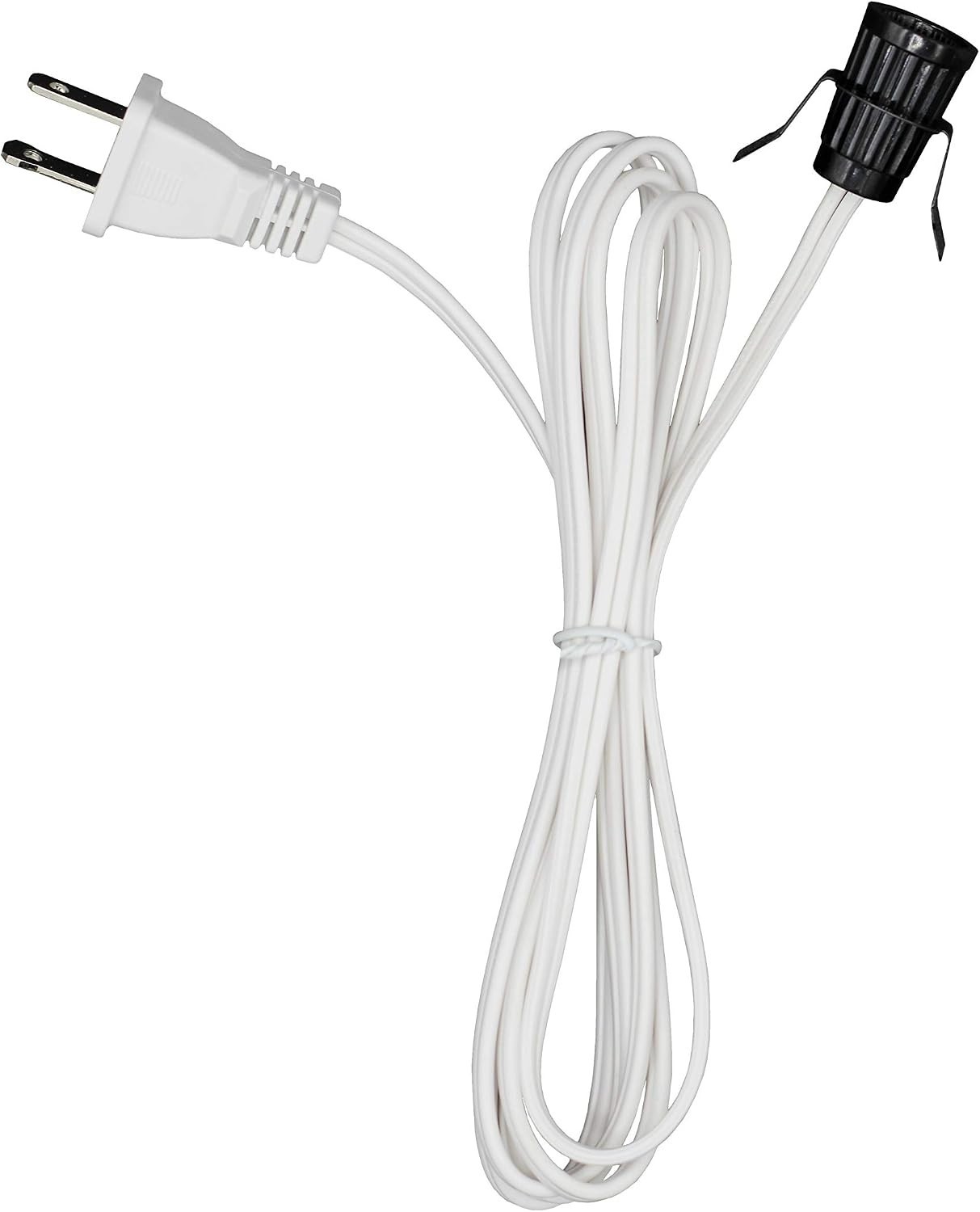 Creative Hobbies 7110A Single Light Replacement Clip in Lamp Cord for Christmas