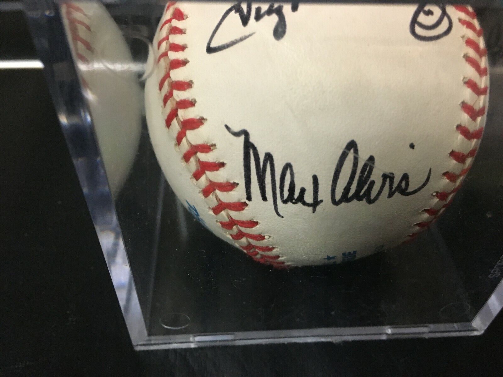 OFFICIAL MLB BASEBALL 7 Autographs Max Alvis Tug McGraw Ned Garver Vern Law Wynn