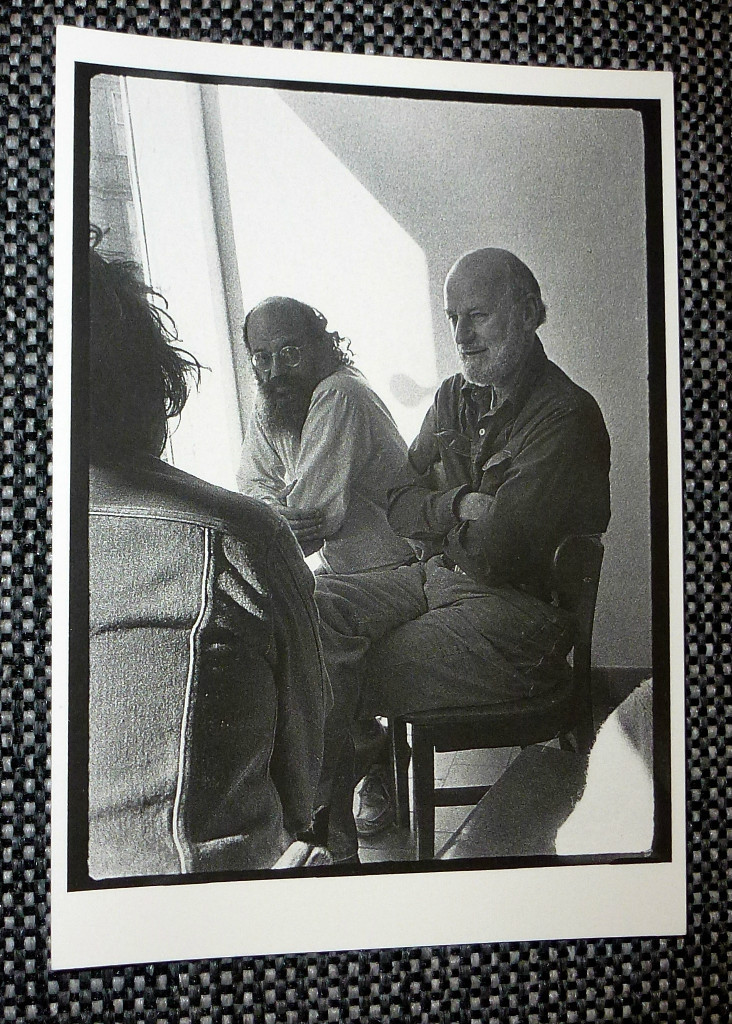 LAWRENCE FERLINGHETTI with Allen Ginsberg & Gregory Corso in North Beach, SF LAWRENCE FERLINGHETTI with Allen Ginsberg & Gregory Corso in North Beach, SF