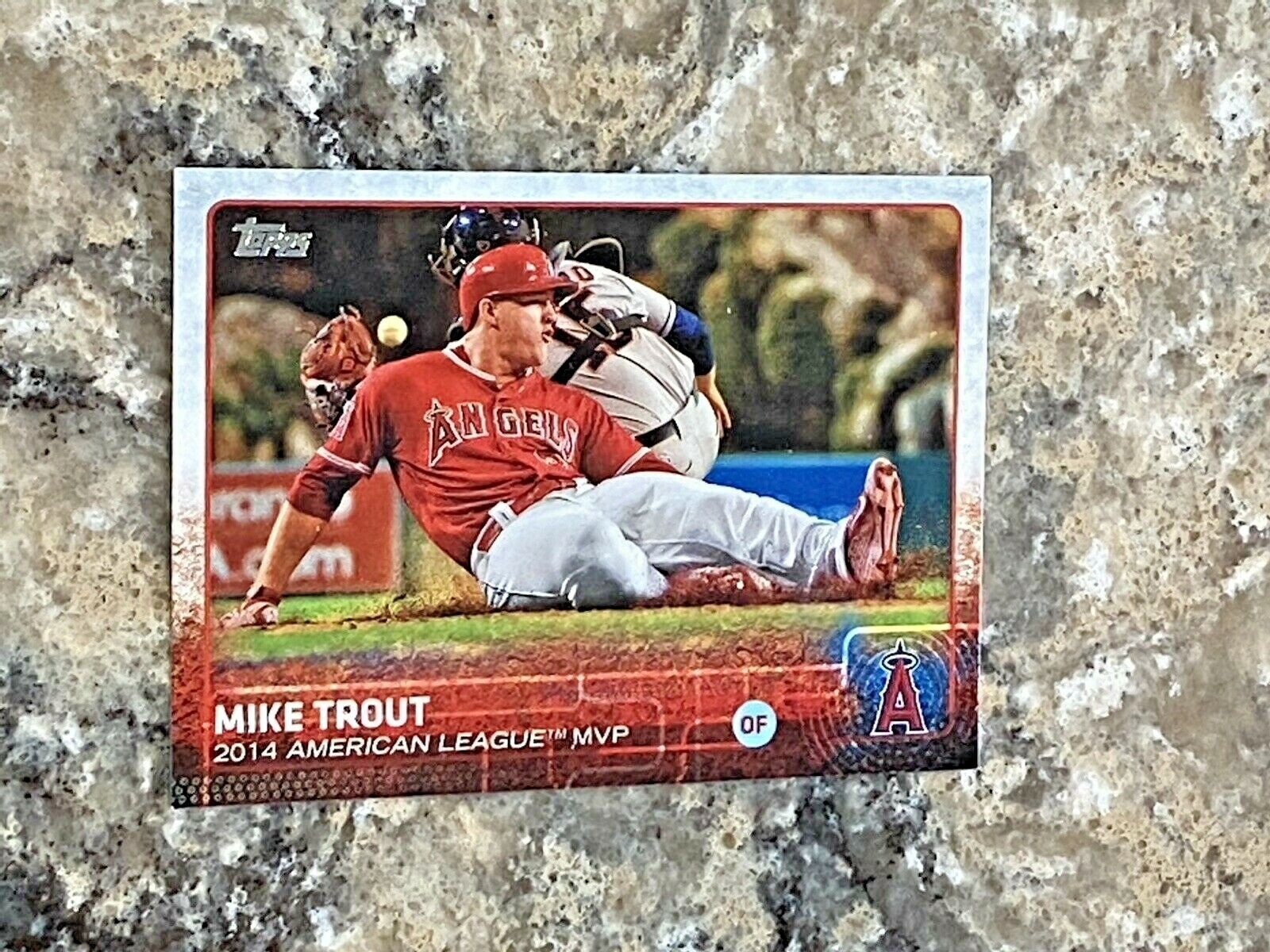 2015 Topps Series 2 Mike Trout #510 Los Angeles Angels MLB Baseball Card