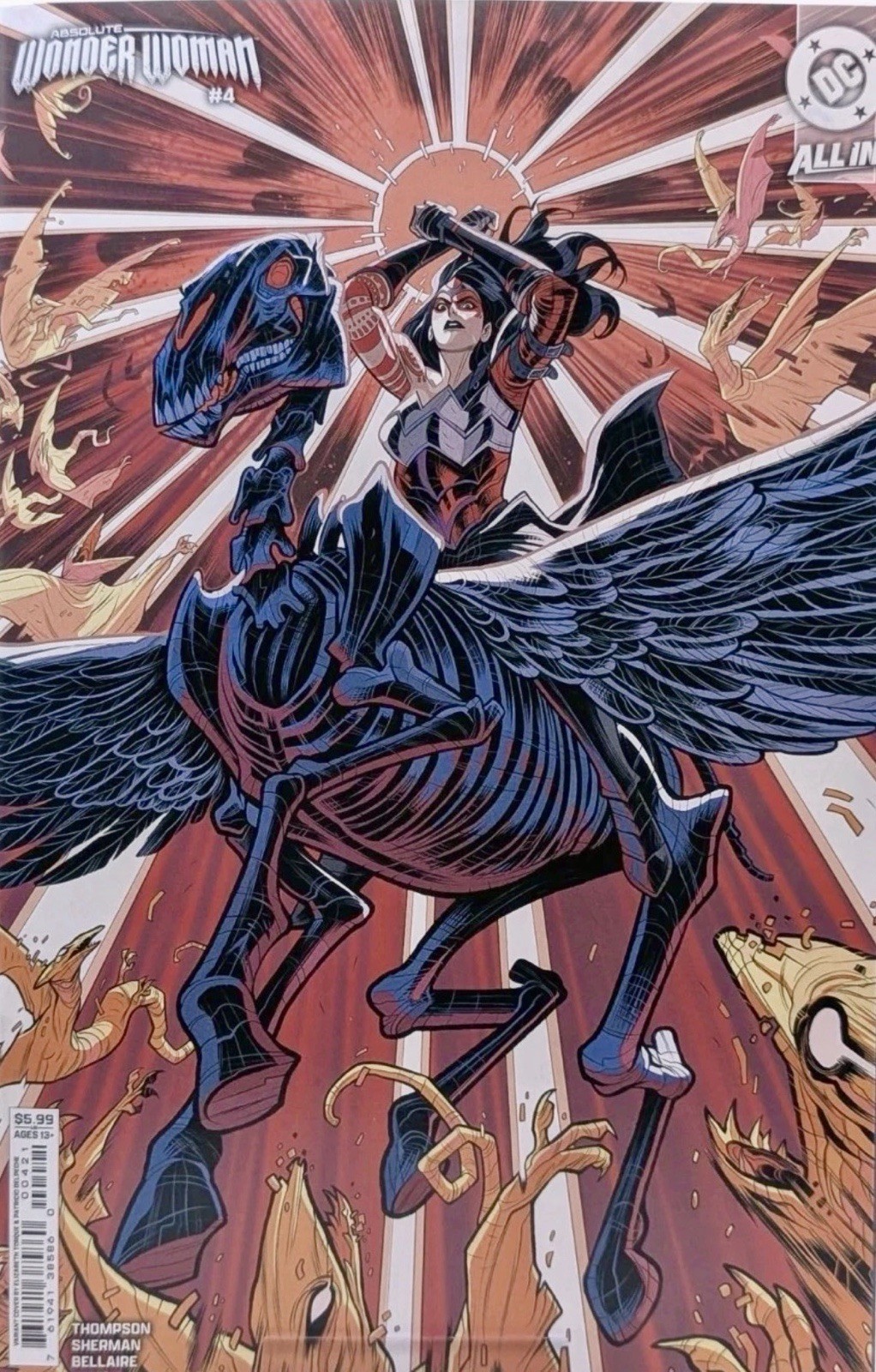 Absolute Wonder Woman #4 Elizabeth Torque Cardstock Variant Cover DC COMICS 2025 Absolute Wonder Woman #4 Elizabeth Torque Cardstock Variant Cover DC COMICS 2025