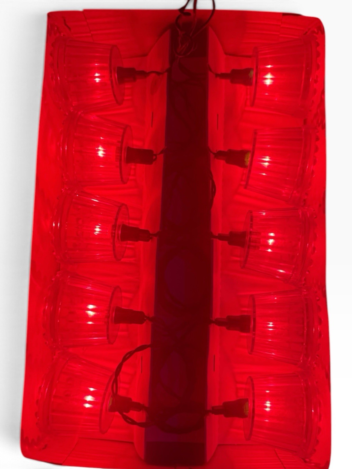 Vintage Miro Star Christmas Red Votive Lights NOS Set 10 Lights Original Box Vintage Miro Star Christmas Red Votive Lights NOS Set 10 Lights Original Box