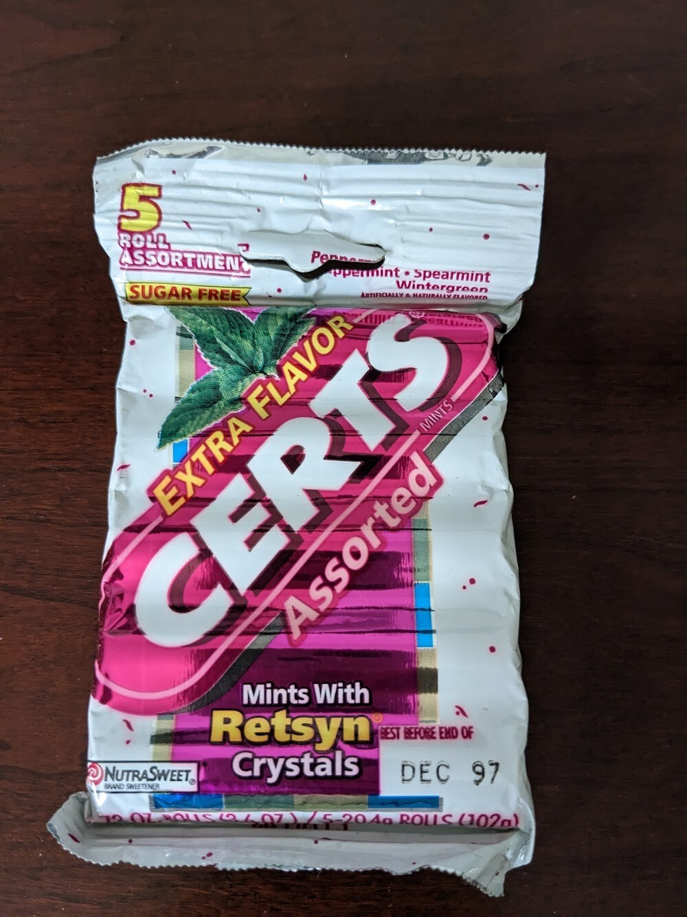 Certs sugar free vintage assorted 5 pack New Unopened Certs sugar free vintage assorted 5 pack New Unopened