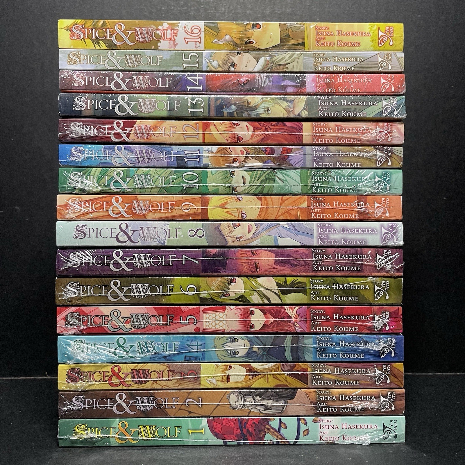 Spice and Wolf Manga Volumes 1-16 Brand New Sealed English US Authentic Complete Spice and Wolf Manga Volumes 1-16 Brand New Sealed English US Authentic Complete