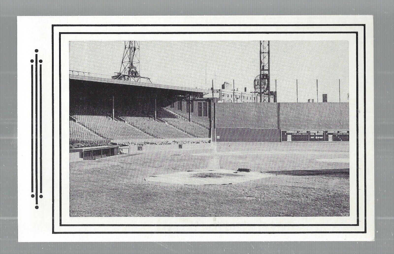 Baseball Way Back When Post Card Fenway Park 1947