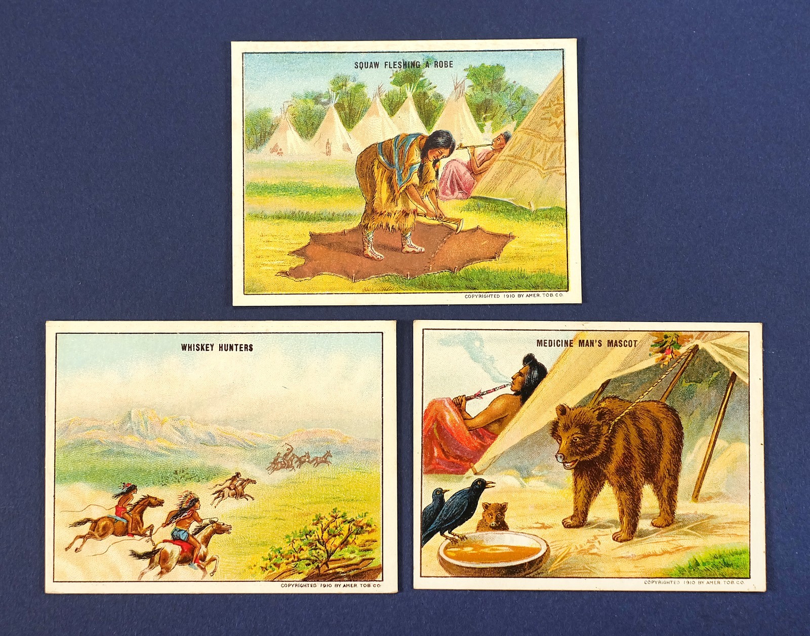 3 Antique 1910s Hassan Cigarettes 3 Antique 1910s Hassan Cigarettes