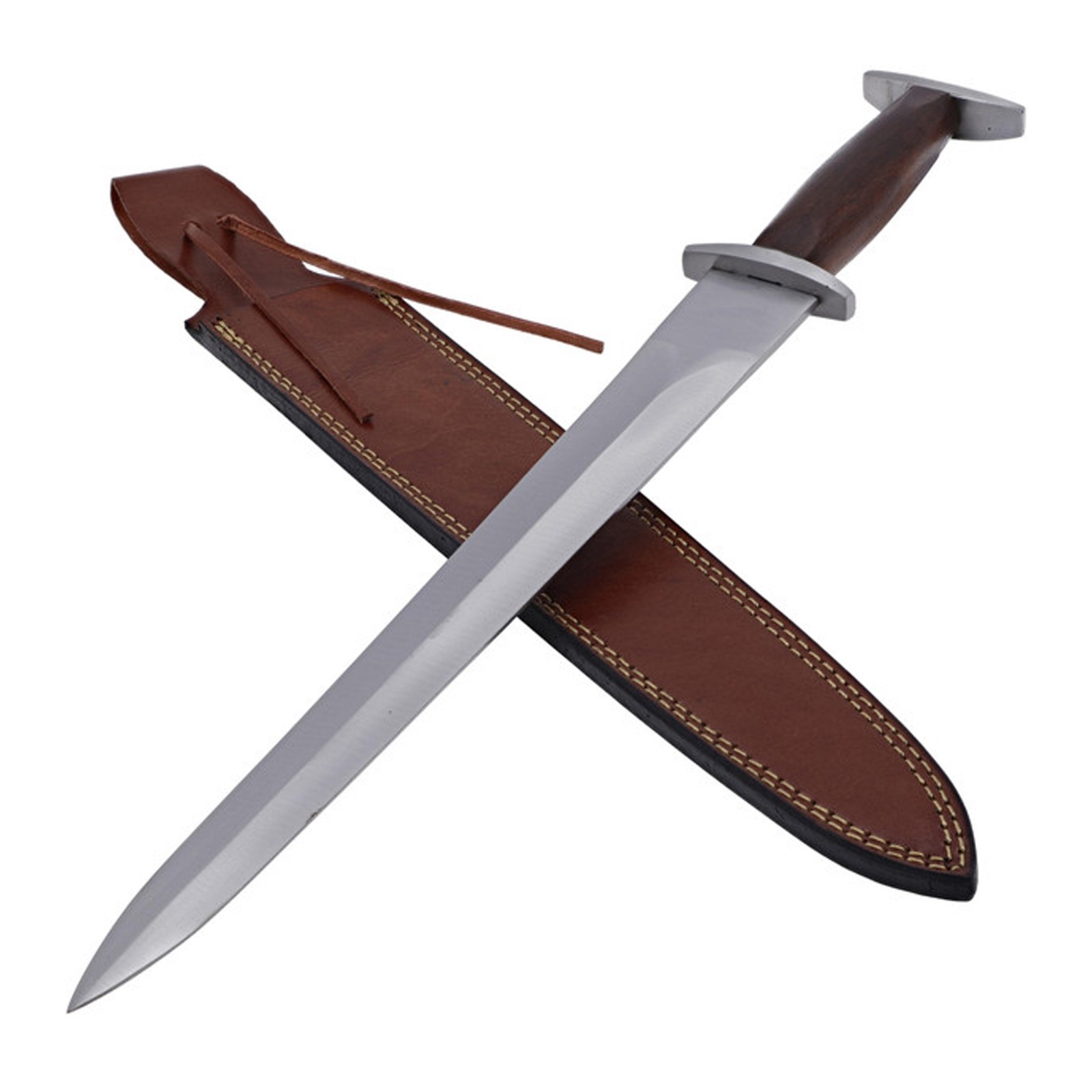 13th Century Knightly Sieghard Medieval Dagger Steel Full Tang Unsharpened LARP 13th Century Knightly Sieghard Medieval Dagger Steel Full Tang Unsharpened LARP