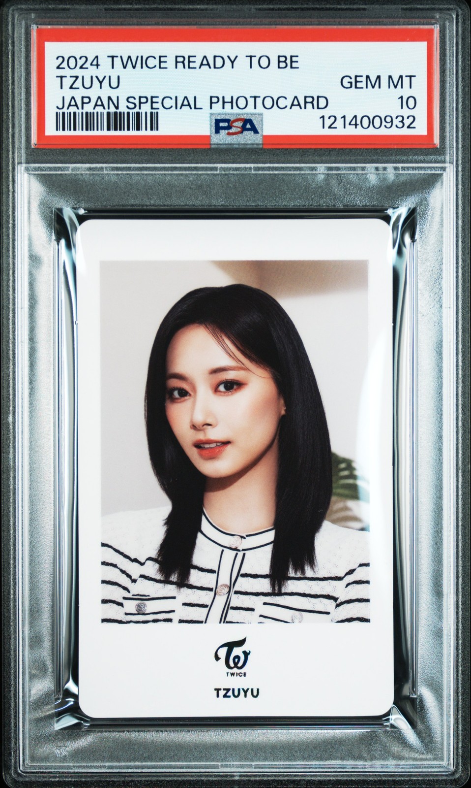 2024 TWICE 5TH WORLD TOUR READY TO BE IN JAPAN SPECIAL PHOTOCARDS TZUYU PSA 10
