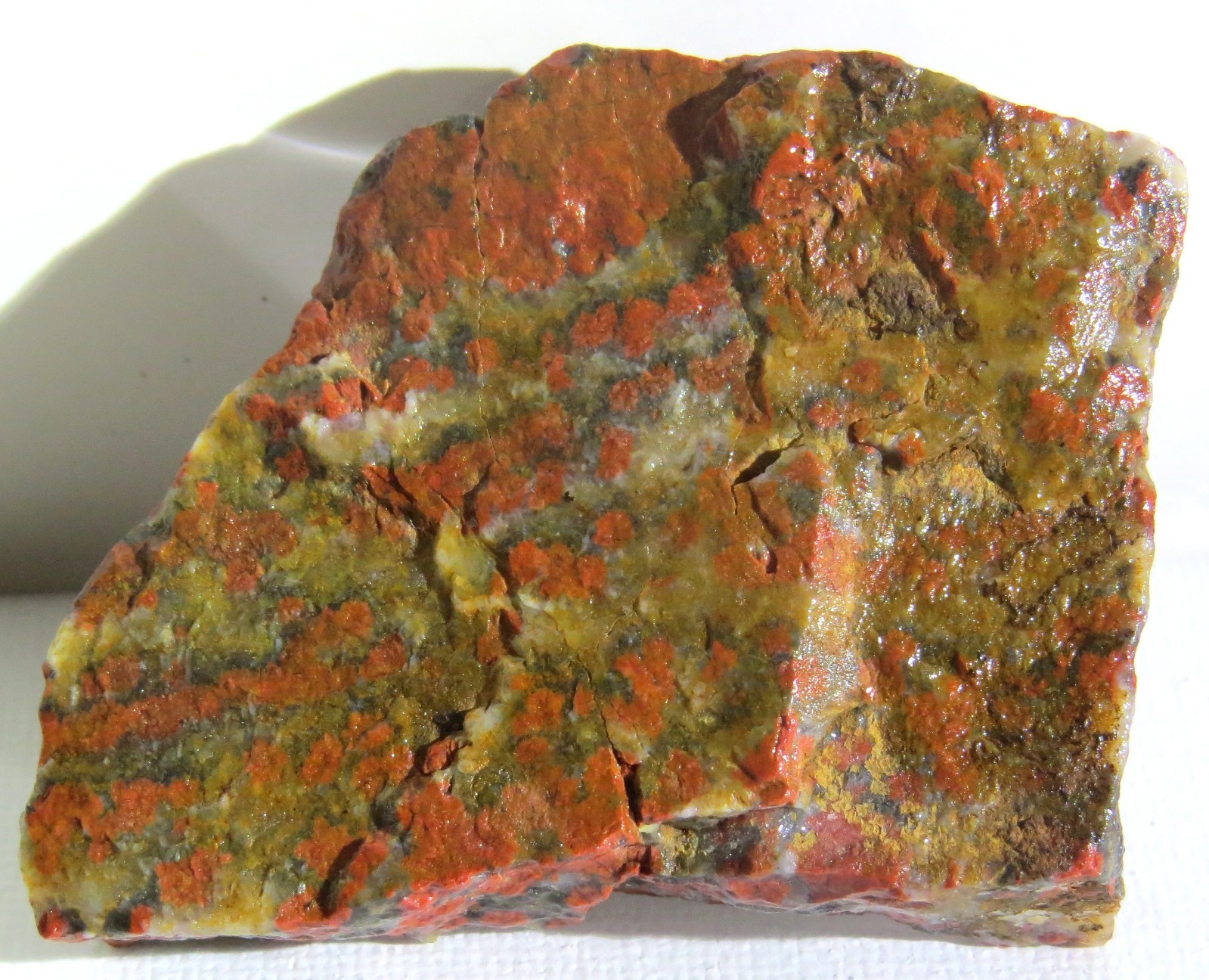 MORGAN HILL POPPY JASPER STONE 2 OZ. ROUGH MORGAN HILL POPPY JASPER STONE 2 OZ. ROUGH