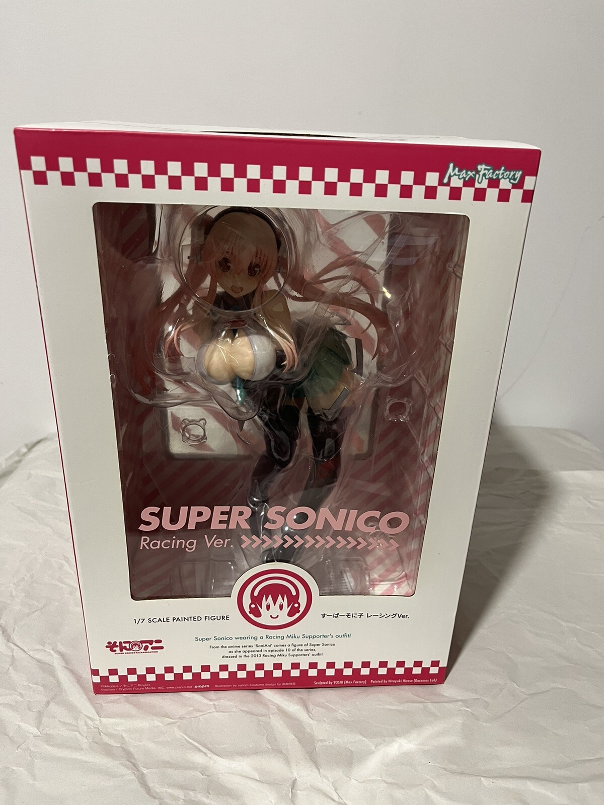 Max Factory SoniAni Super Sonico The Animation Sonico 1/7 Racing ver. Max Factory SoniAni Super Sonico The Animation Sonico 1/7 Racing ver.