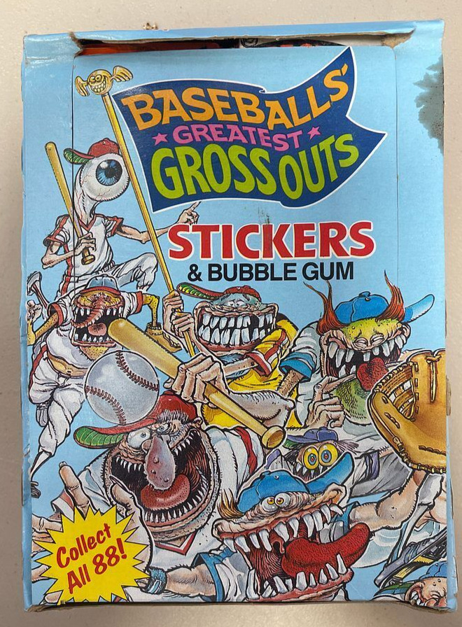1988 LEAF BASEBALL\'S GREATEST GROSSOUTS TRADING CARD BOX (36 sealed packs) 