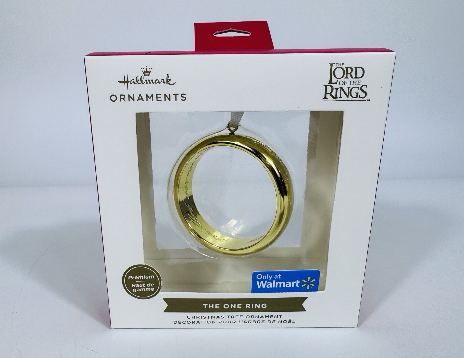 NIB Hallmark The Lord Of The Rings The One Ring Premium Metal Christmas Ornament NIB Hallmark The Lord Of The Rings The One Ring Premium Metal Christmas Ornament