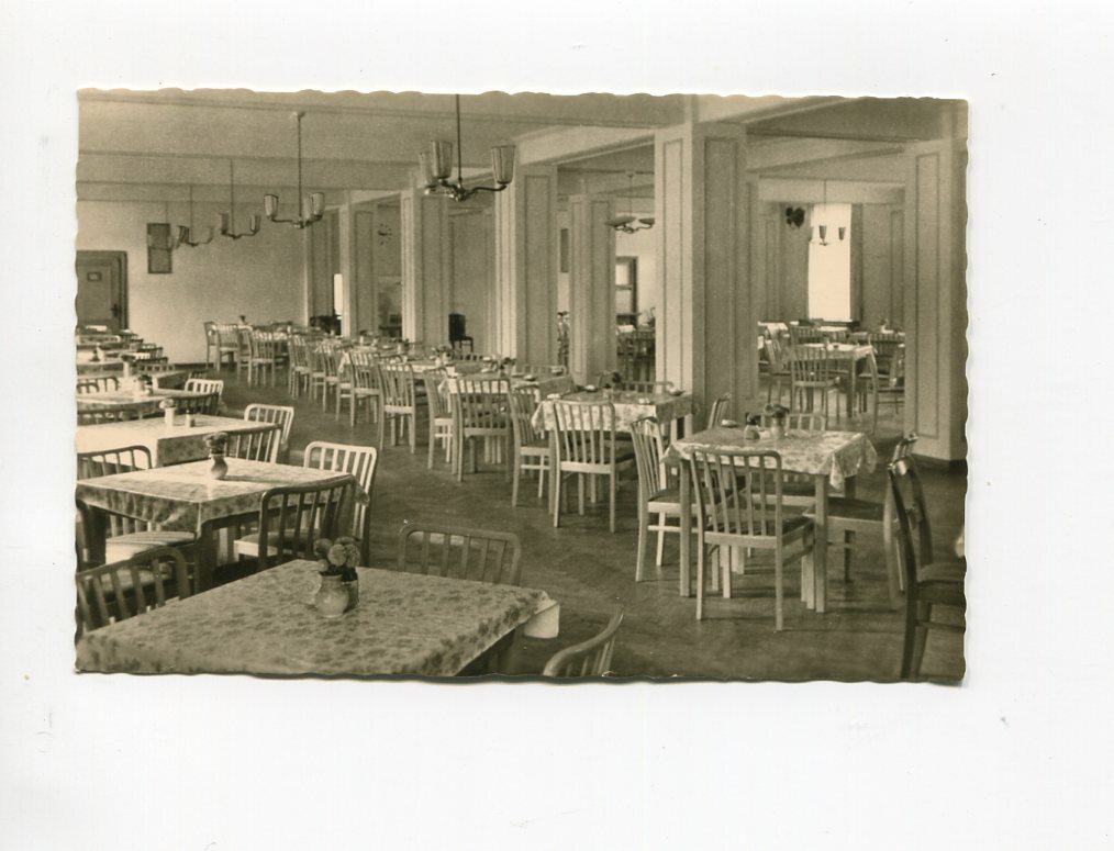 Ancient Ak Niederschlema Nachtsanatorium J.W.Stalin Speisesaal 1958 12