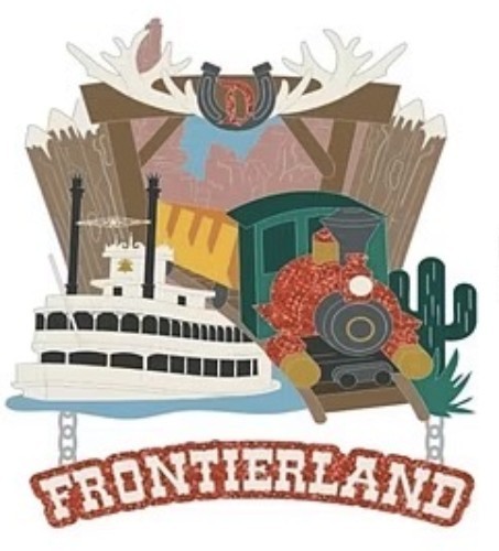 Disney Parks Pin - Frontierland – Disneyland Is Your Land LE 3000 4/6 Disney Parks Pin - Frontierland – Disneyland Is Your Land LE 3000 4/6