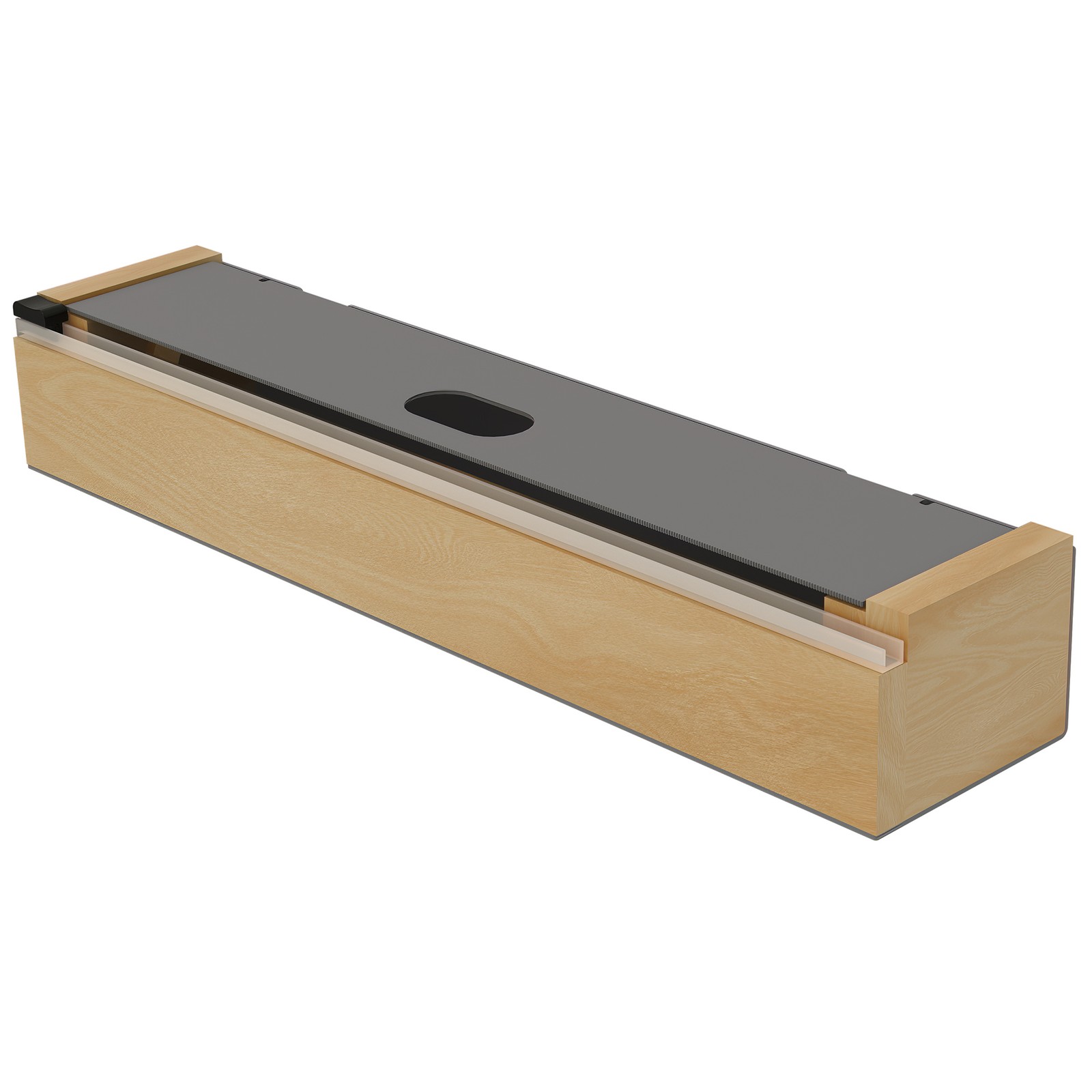 Rev-A-Shelf Foil Wrap Insert Organizer and Dispenser for Kitchen, Gray
