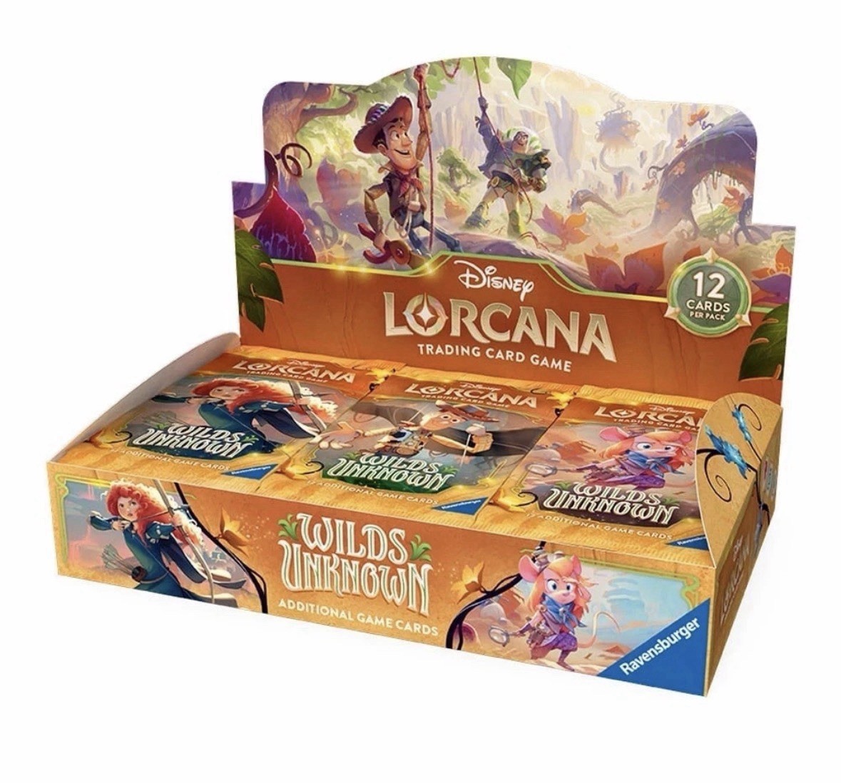 Ravensburger Disney Lorcana TCG WILD UNKNOWN Booster Box 2024 Sealed ENG Ravensburger Disney Lorcana TCG WILD UNKNOWN Booster Box 2024 Sealed ENG