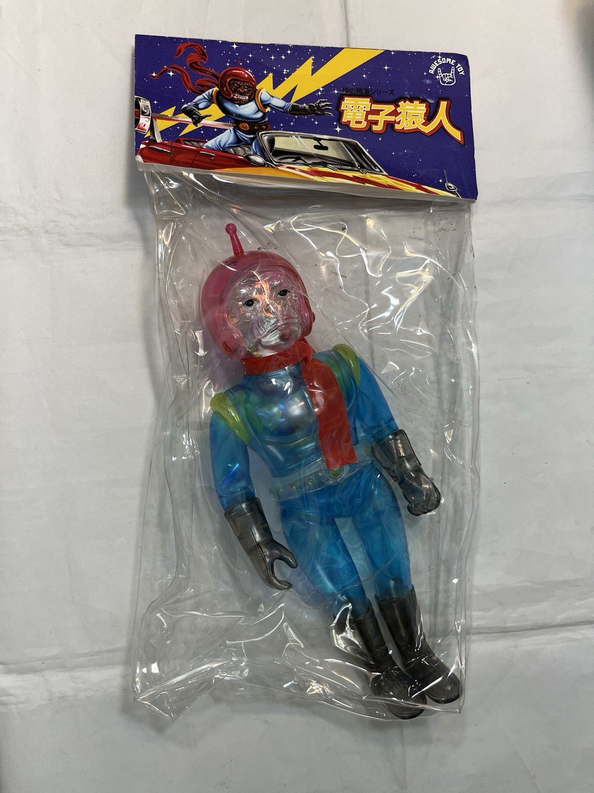 Vintage KAIJU SOFUBI Awesome Toy ELECTRIC APE Electric-Charged Translucent Vintage KAIJU SOFUBI Awesome Toy ELECTRIC APE Electric-Charged Translucent