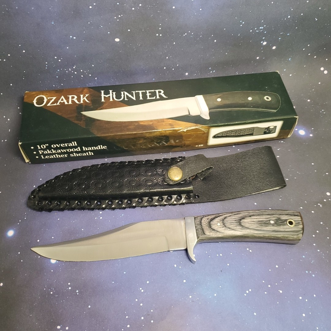 VTG Ozark Hunter Fixed Blade Pakkawood 10