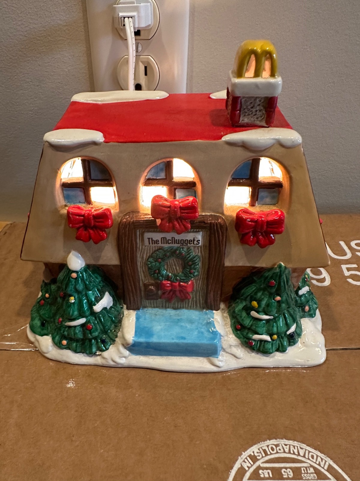 1997 McDonald’s McDONALDLAND HOUSE - “The McNuggets” Ceramic Lighted Christmas 1997 McDonald’s McDONALDLAND HOUSE - “The McNuggets” Ceramic Lighted Christmas
