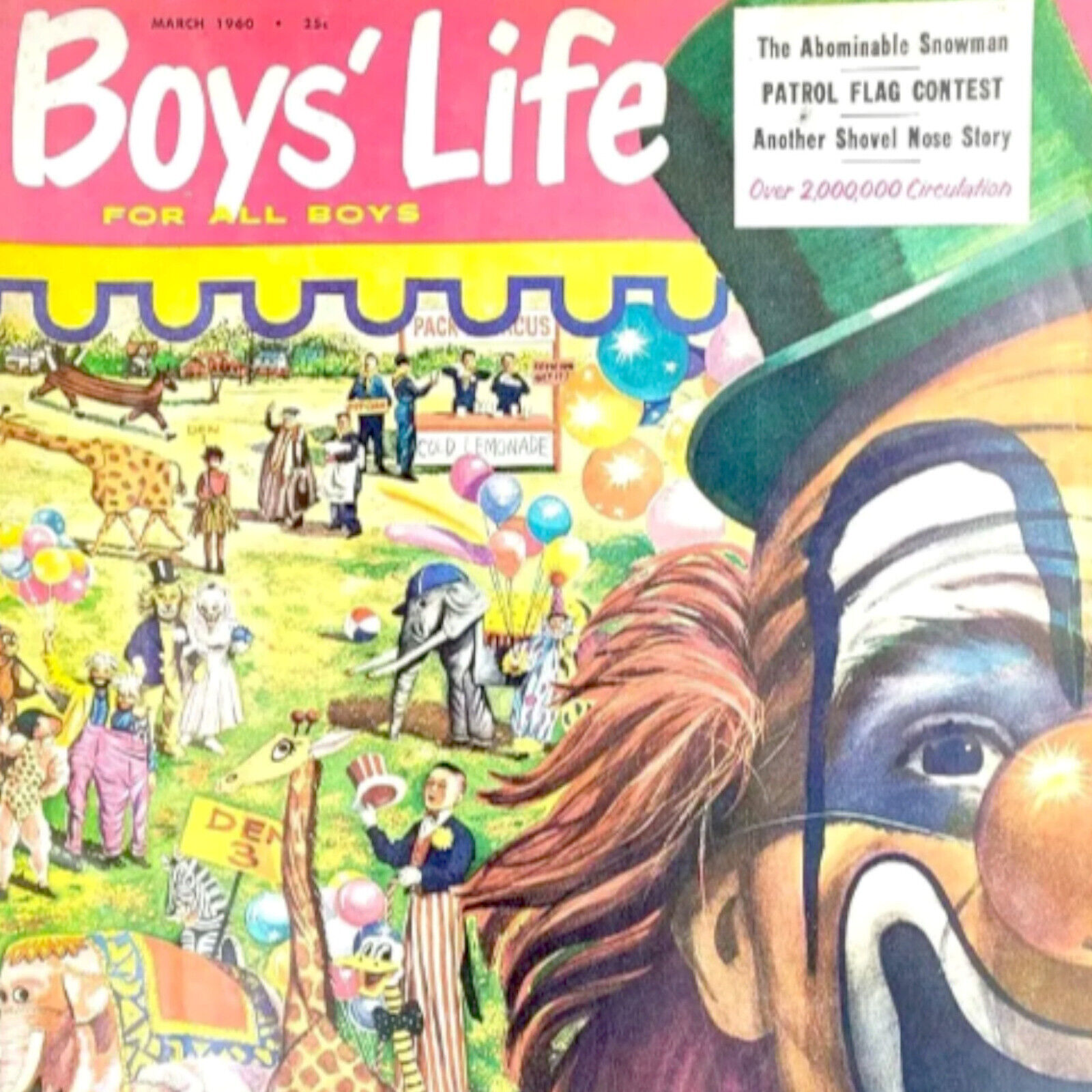 Boys Life Magazine BSA March 1960 Boy Scouts Coca Cola Advertising Peewee Harris