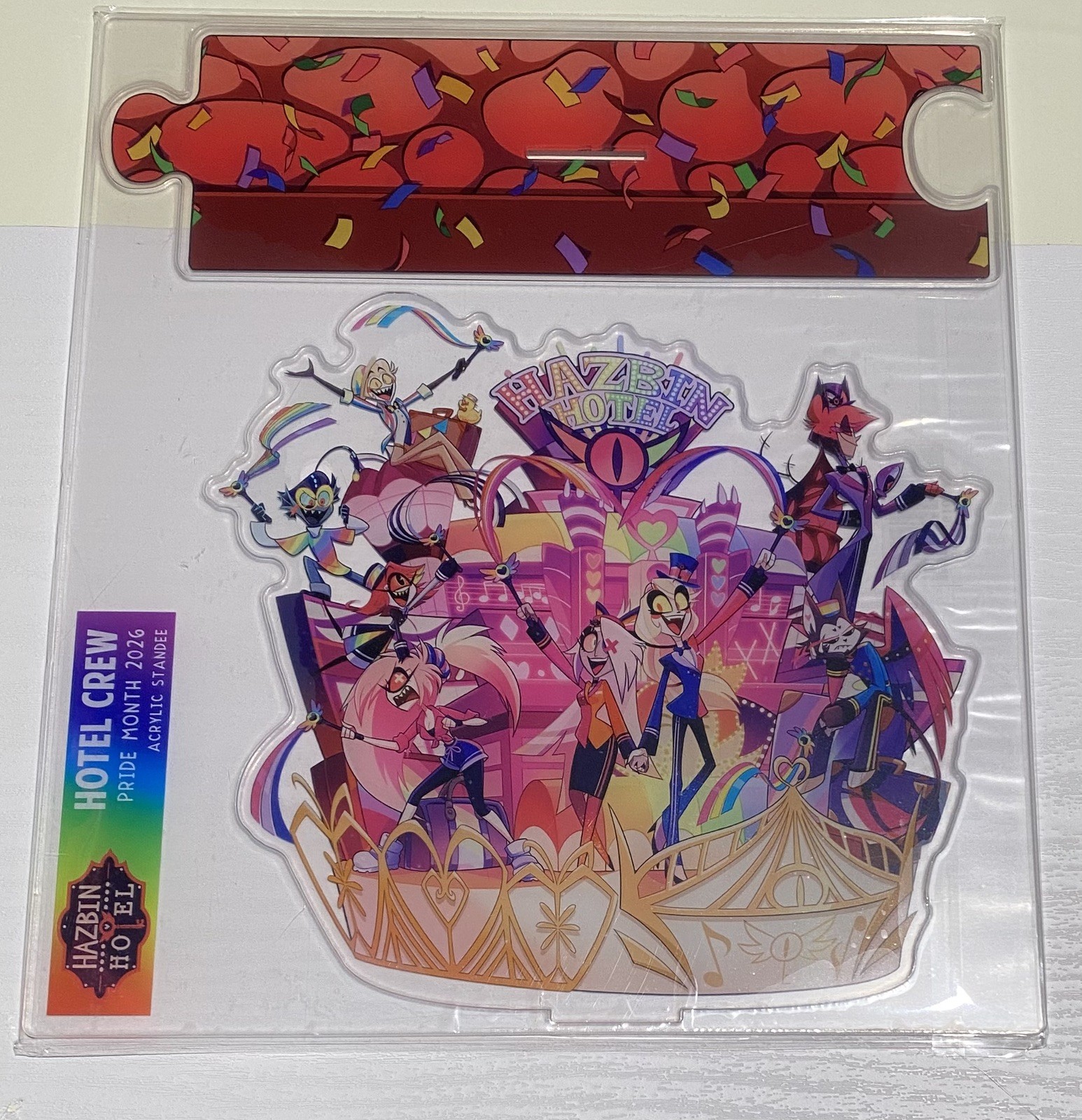 (READY TO SHIP) HAZBIN HOTEL VALENTINE'S DAY 2026 HOTEL CREW ACRYLIC STANDEE (READY TO SHIP) HAZBIN HOTEL VALENTINE'S DAY 2026 HOTEL CREW ACRYLIC STANDEE