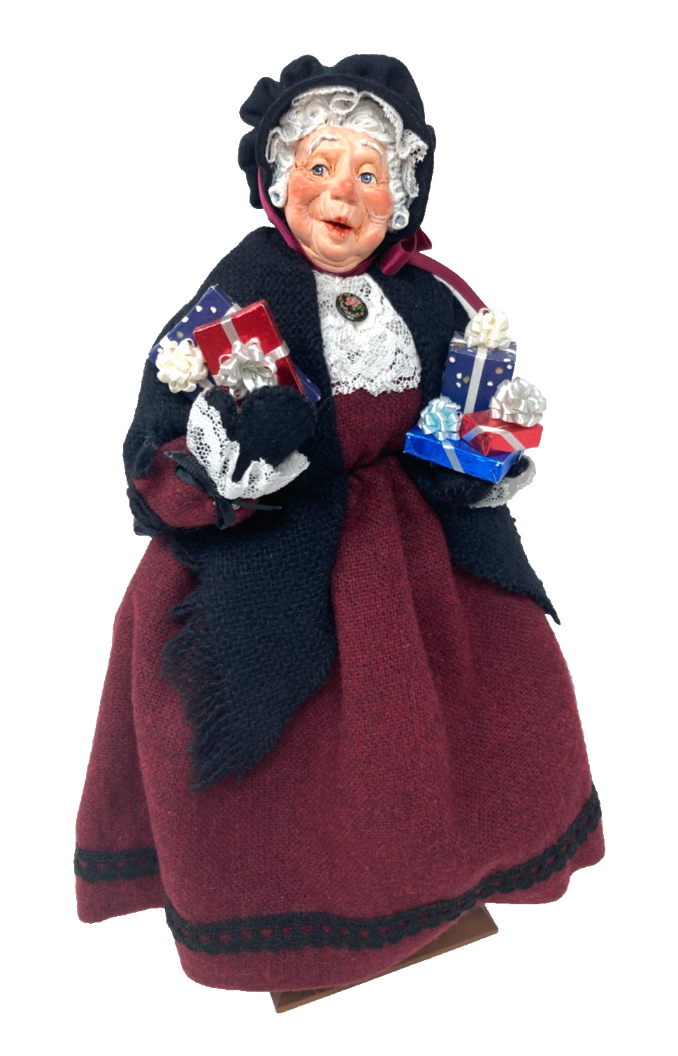 Simpich Grandma with Presents 1992 Character Doll 12 Simpich Grandma with Presents 1992 Character Doll 12